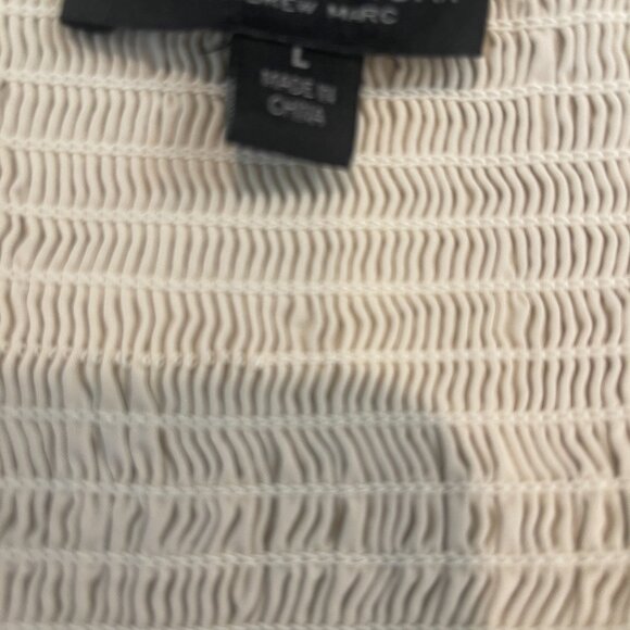 MARC NEW YORK  Colorblock Tiered Smocked Bows Midi Dress SZ LARGE - Picture 9 of 9